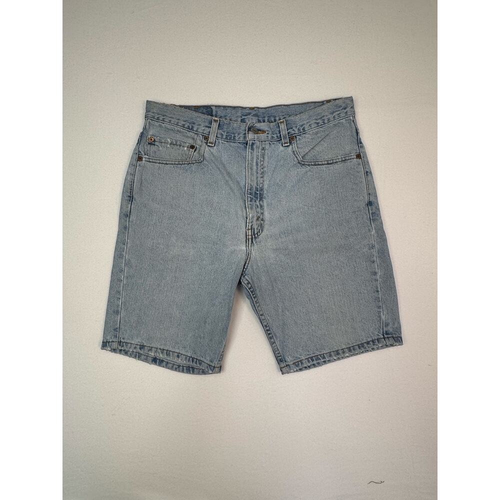 Vintage Levi’s 505 Denim Jorts Shorts Light Wash Size 34 Y2K Dad Shorts